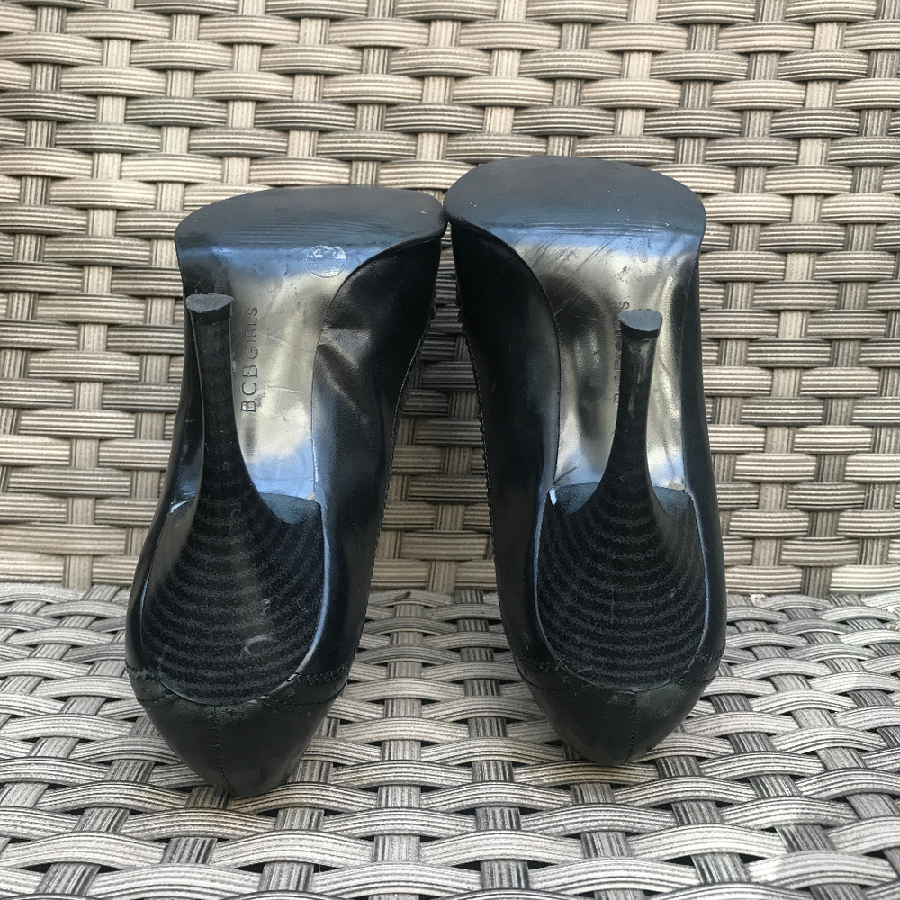 LEATHER CAREER COMFORT PUMPS - Picture 3 of 7